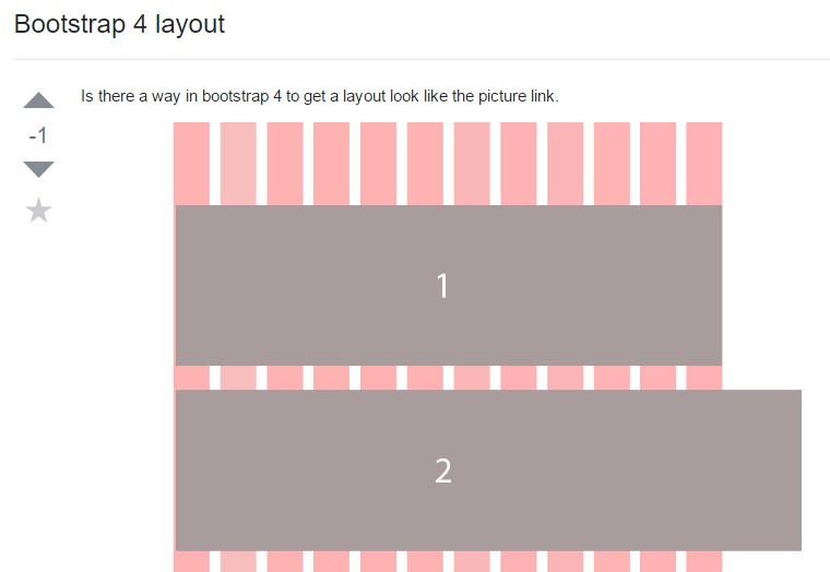 A way in Bootstrap 4 to set a desired layout