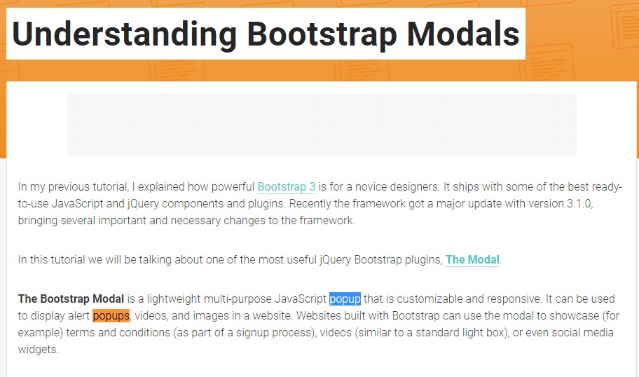  Yet another  handy  post  regarding Bootstrap Modal Popup